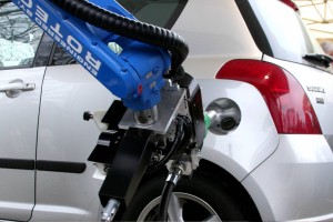 Pitstop automatiseren personenvoertuigen tanken